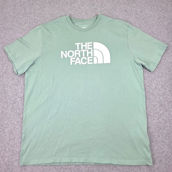 The North Face T-Shirt Men's XL Sage Green Short Sleeve Graphic Logo Tee - Picture 2 of 11